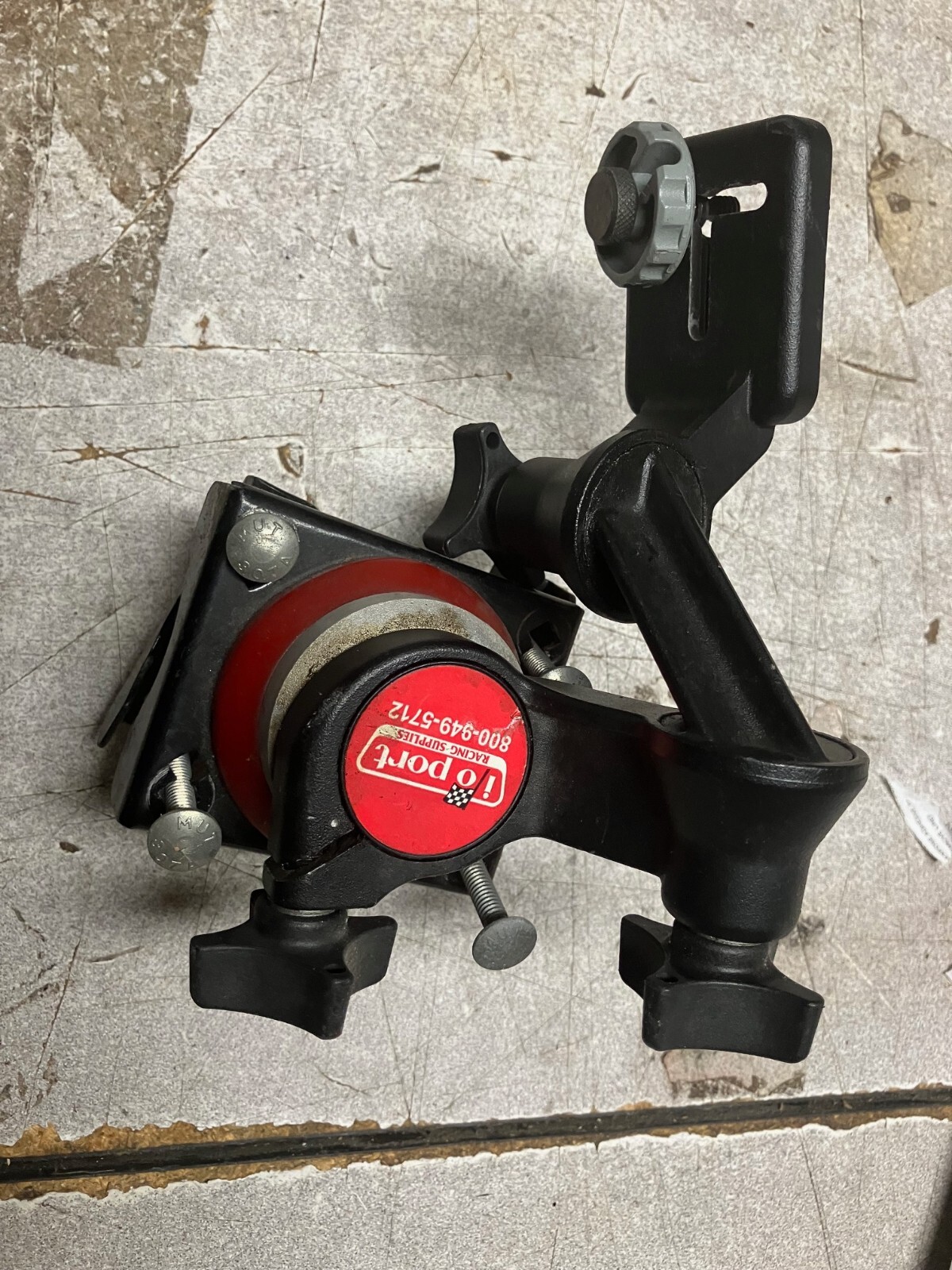 IO Port Racing medium to large Camera Mount clamps to Roll Bar