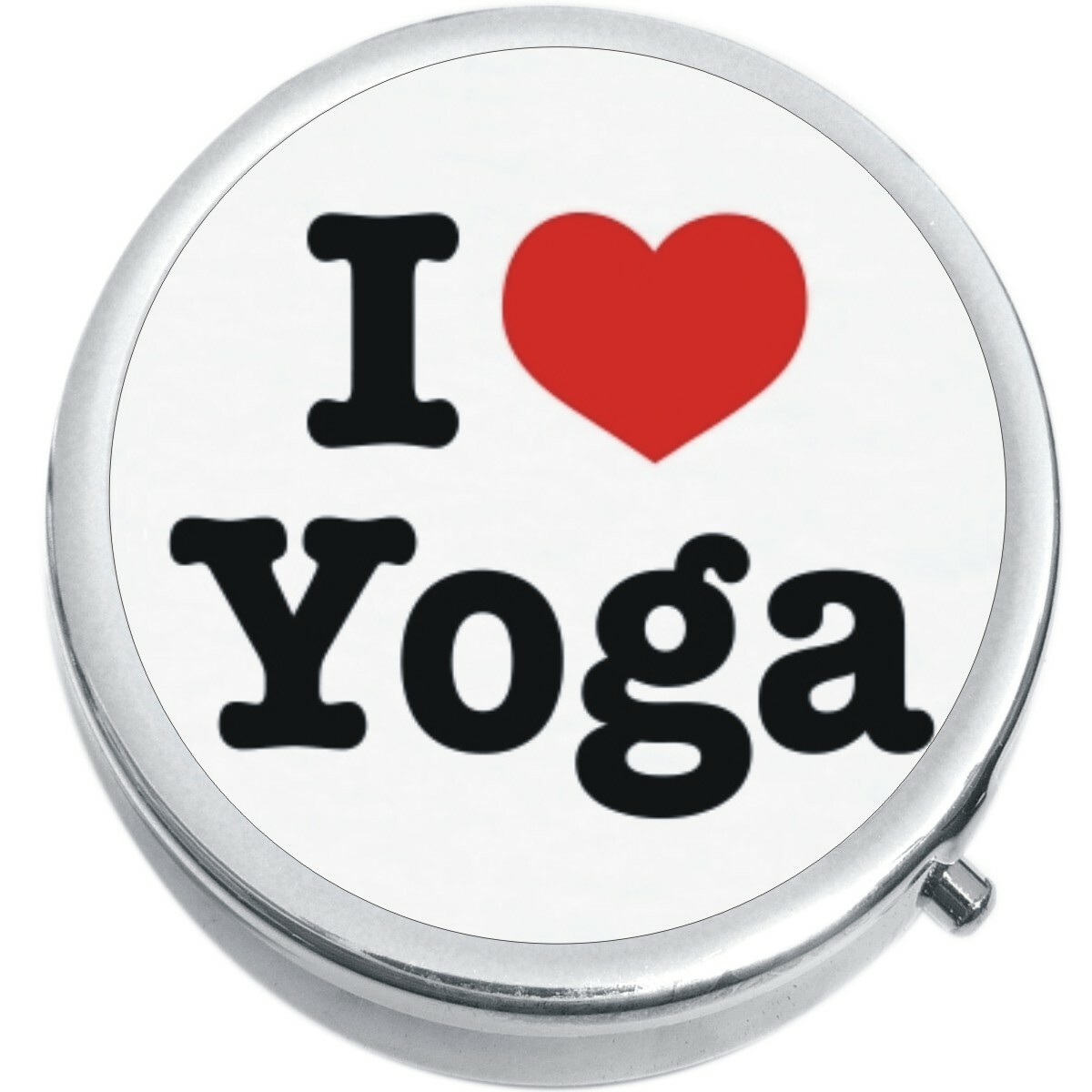 I Love Yoga Medicine Vitamin Compact Pill Box
