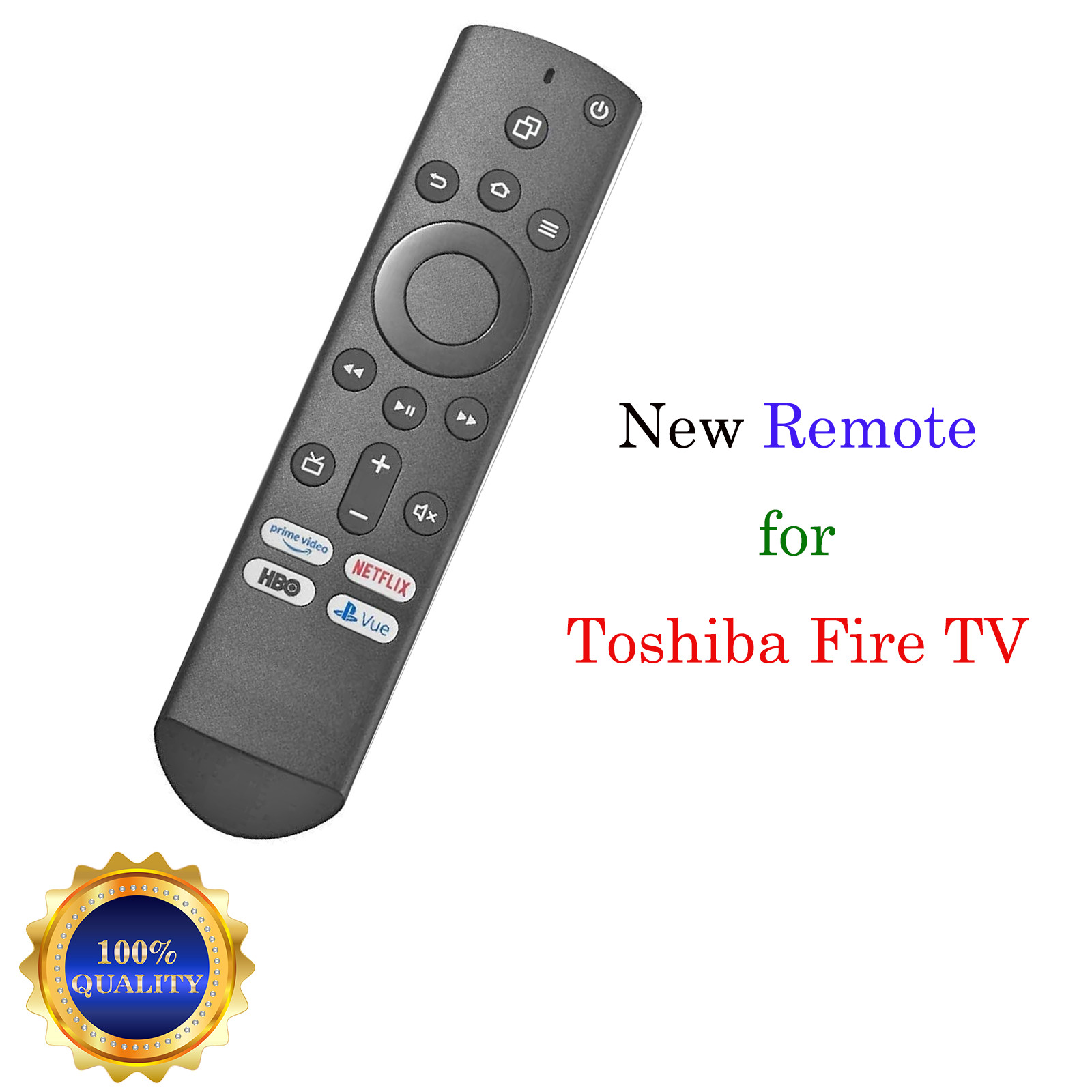 New  Remote for Toshiba Fire TV 43LF421C19 43LF421U19 43LF421C21 43LF421U21
