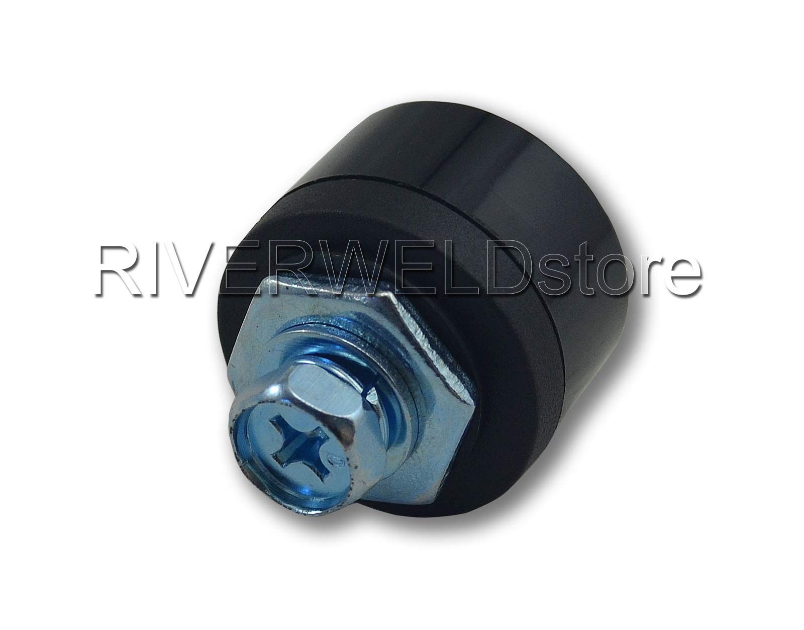RIVERWELD TIG Welding Cable Panel Connector Plug & 10-25mm, Black & Red