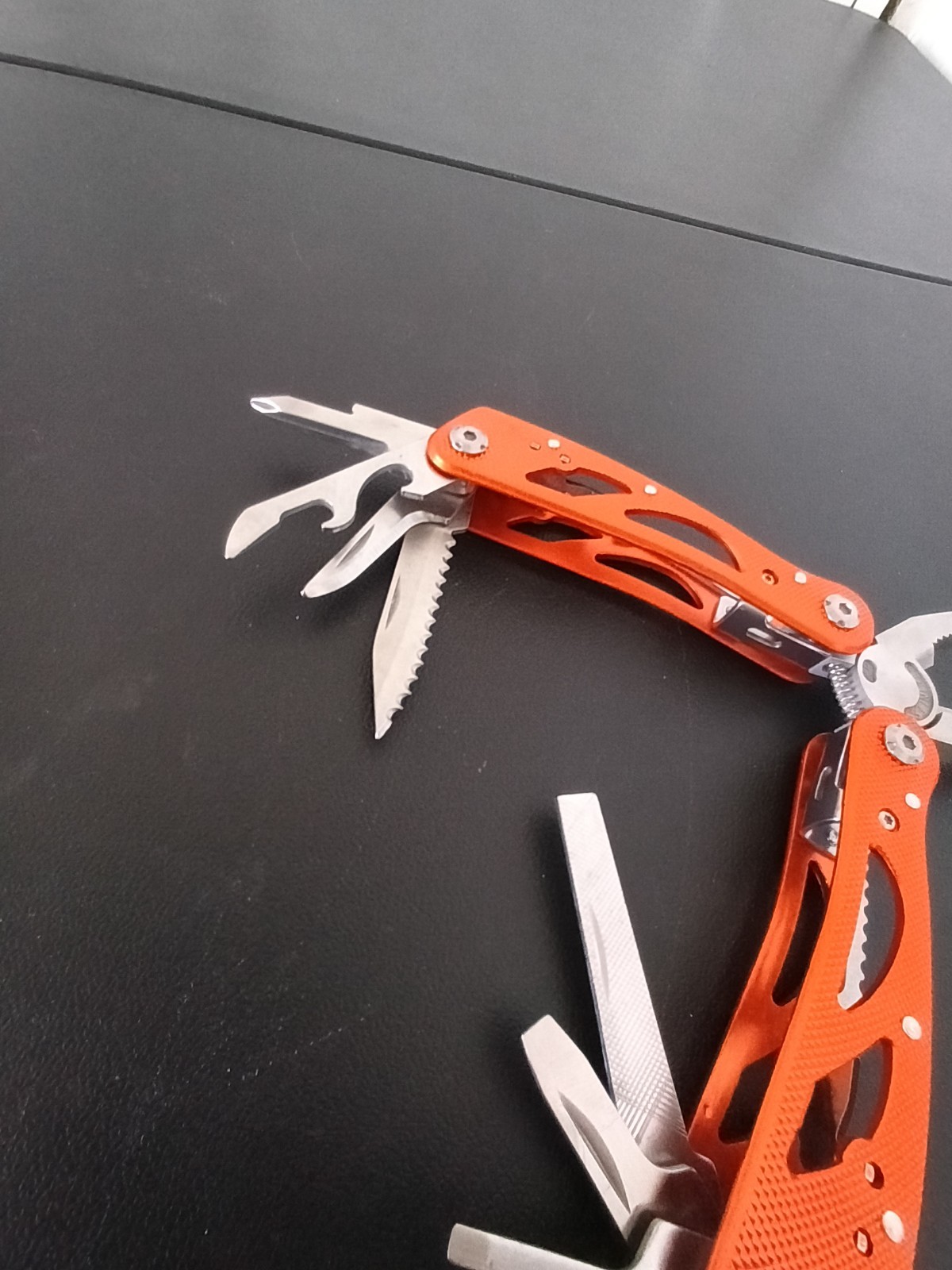 Quality Durable Stainless Steel -Orange Multi Tool.