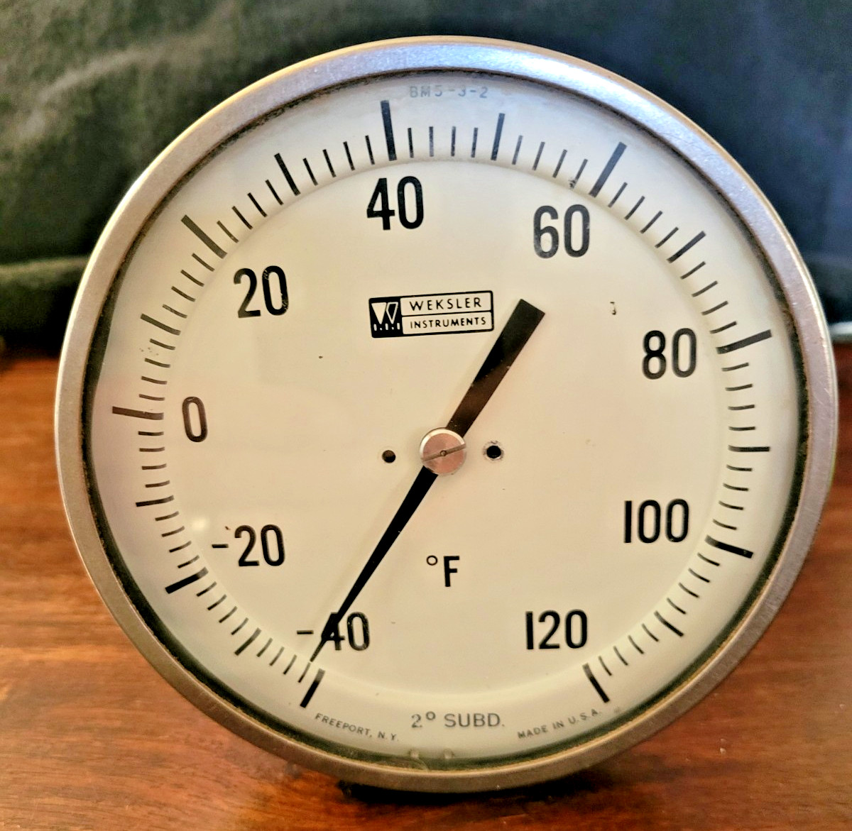 WEKSLER 5" Bi-Metal Tank THERMOMETER # BM5-3-2  with 12" Probe for Repair/Parts
