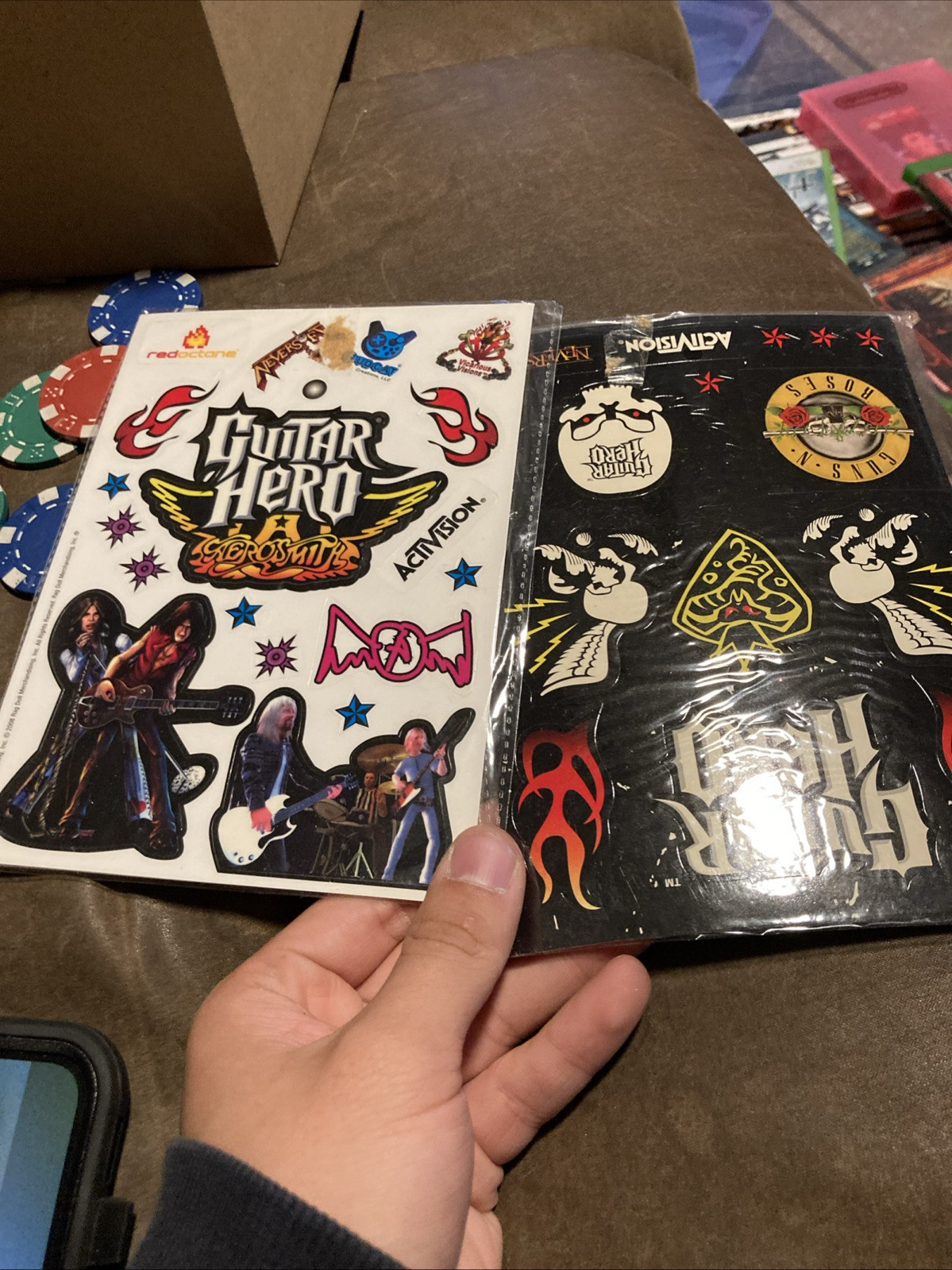 Guitar Hero Stickers: Activision, Video Games, Rock Star Sealed
