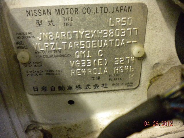 Transfer Case Automatic Transmission Fits 96-03 PATHFINDER 9885149