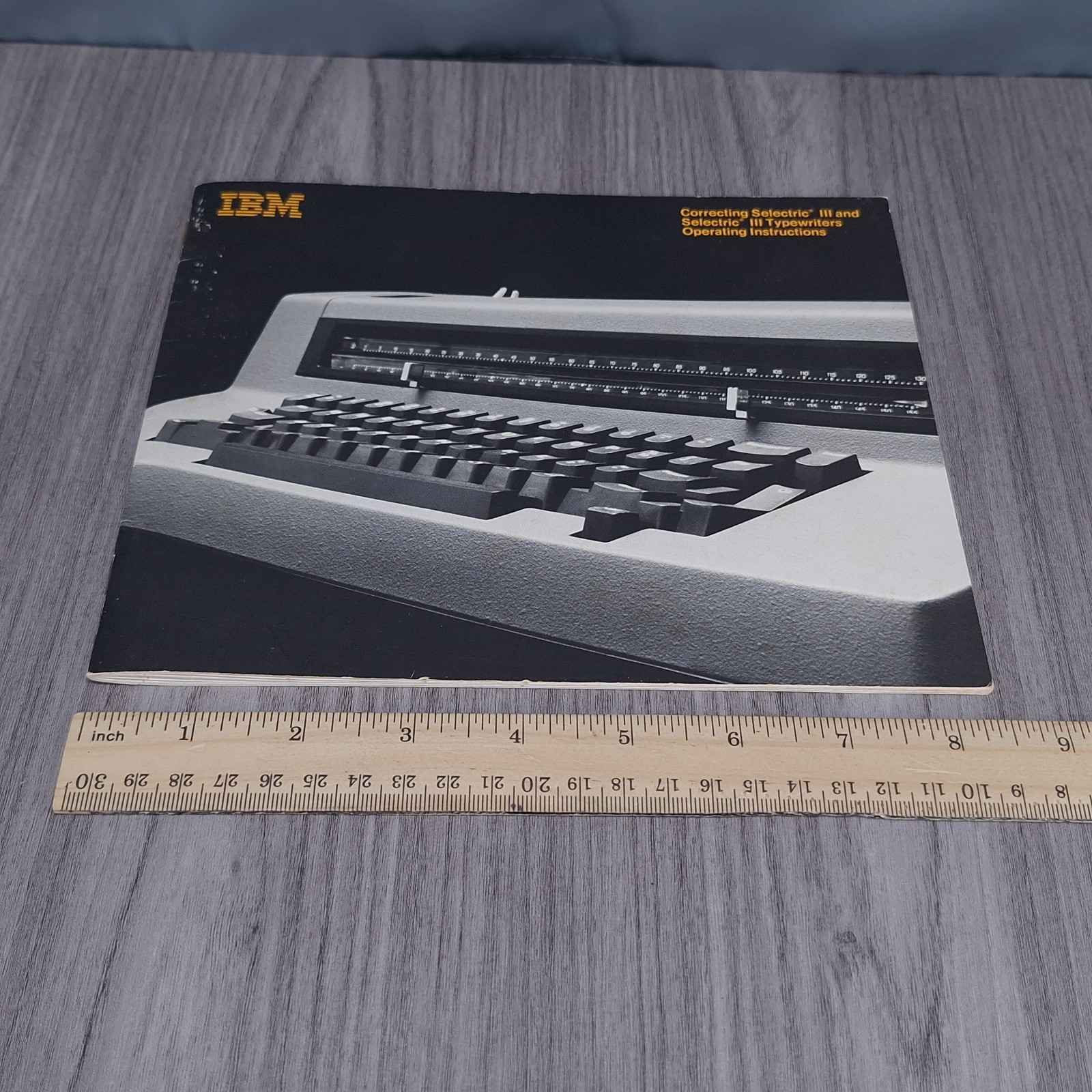 Vtg IBM Correcting Selectric 3 Typerwriters Operating Instructions Manual