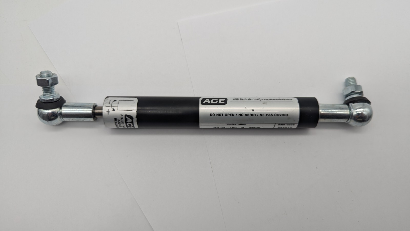 Adjustable ACE CONTROLS HB 22-100-N HYDRAULIC DAMPER STROKE 3.94" MAX F 404LBS