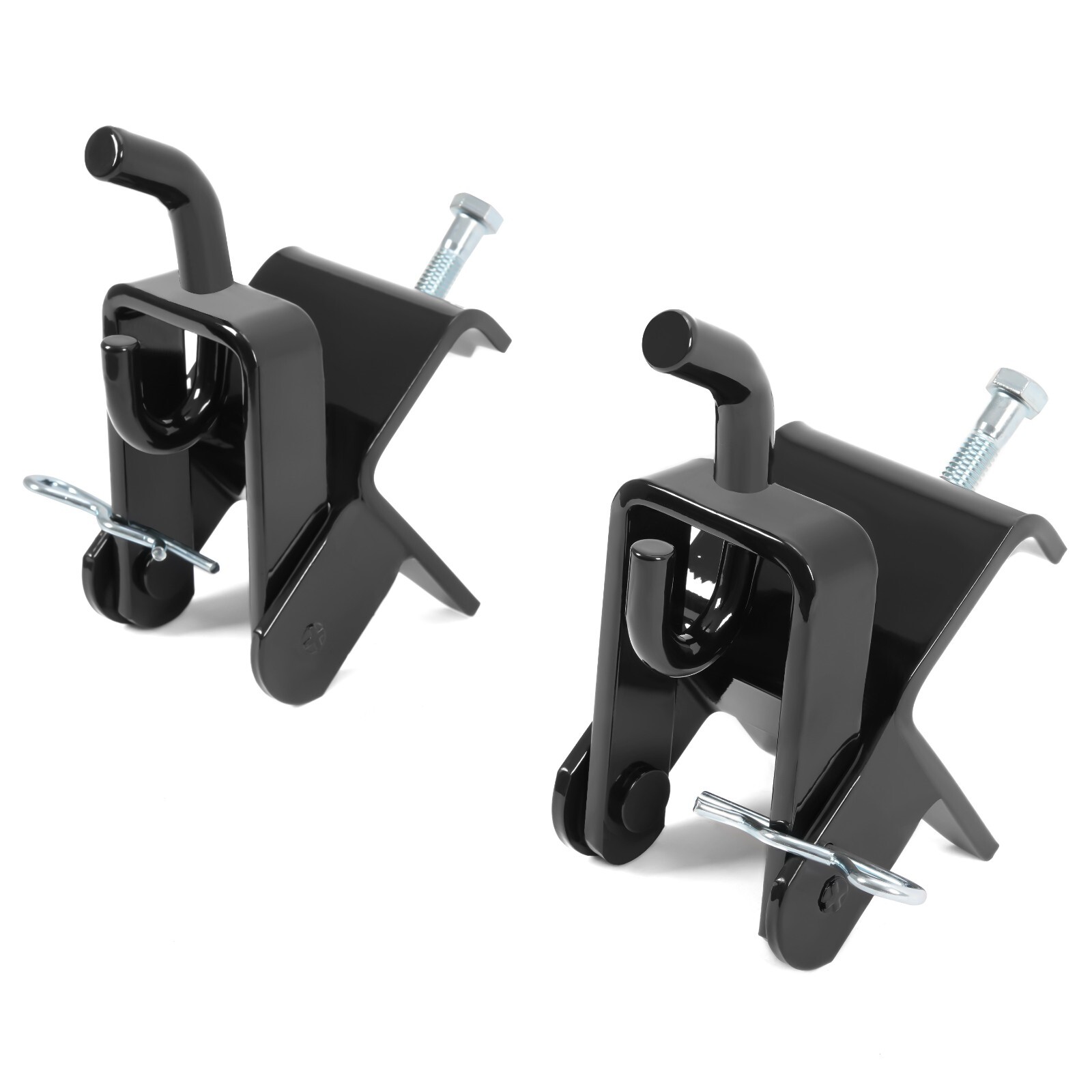 Pair Weight Distribution Trailer Hitch Chain Hook Bracket Equalizer Tongue Sway