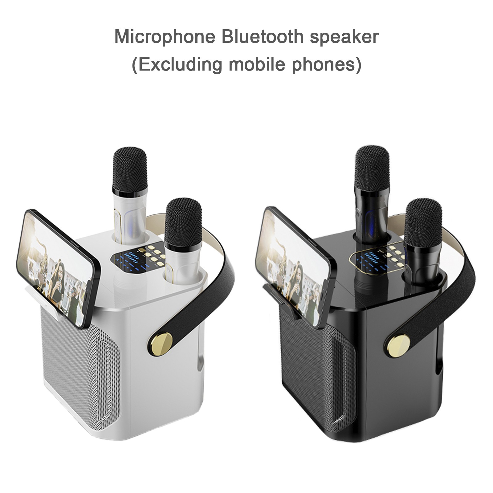 Wireless Bluetooth Speaker Dual Microphone Karaoke Home Portable Karaoke Speaker