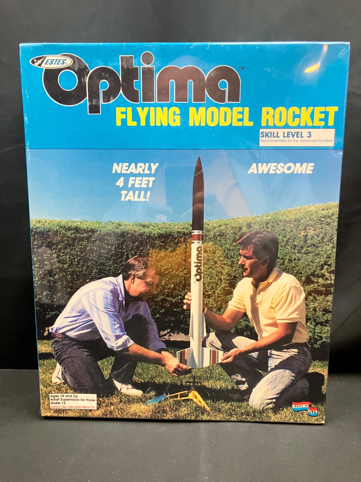 Estes 1st Issue Optima #2035 Flying Model Rocket Kit In Shrink Wrap - Pristine