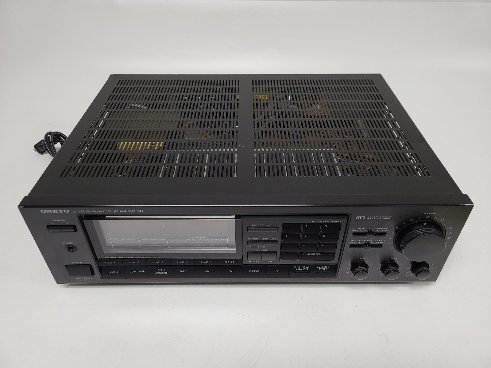 Vintage 1990s Onkyo TX-866 AM/FM Quartz Synthesized Amplifier R1 (Tested)