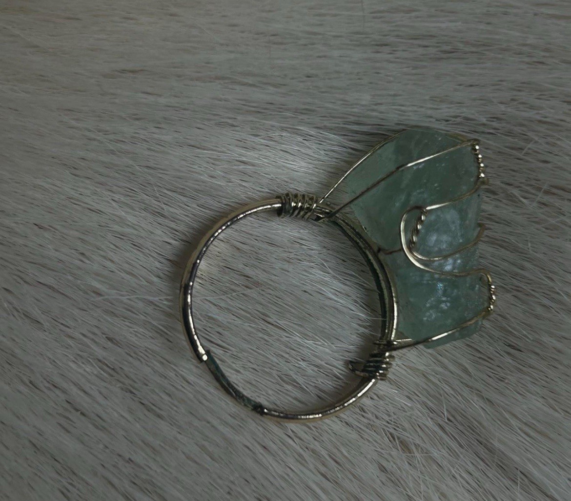 Gold Wire Wrapped Gemstone Rings