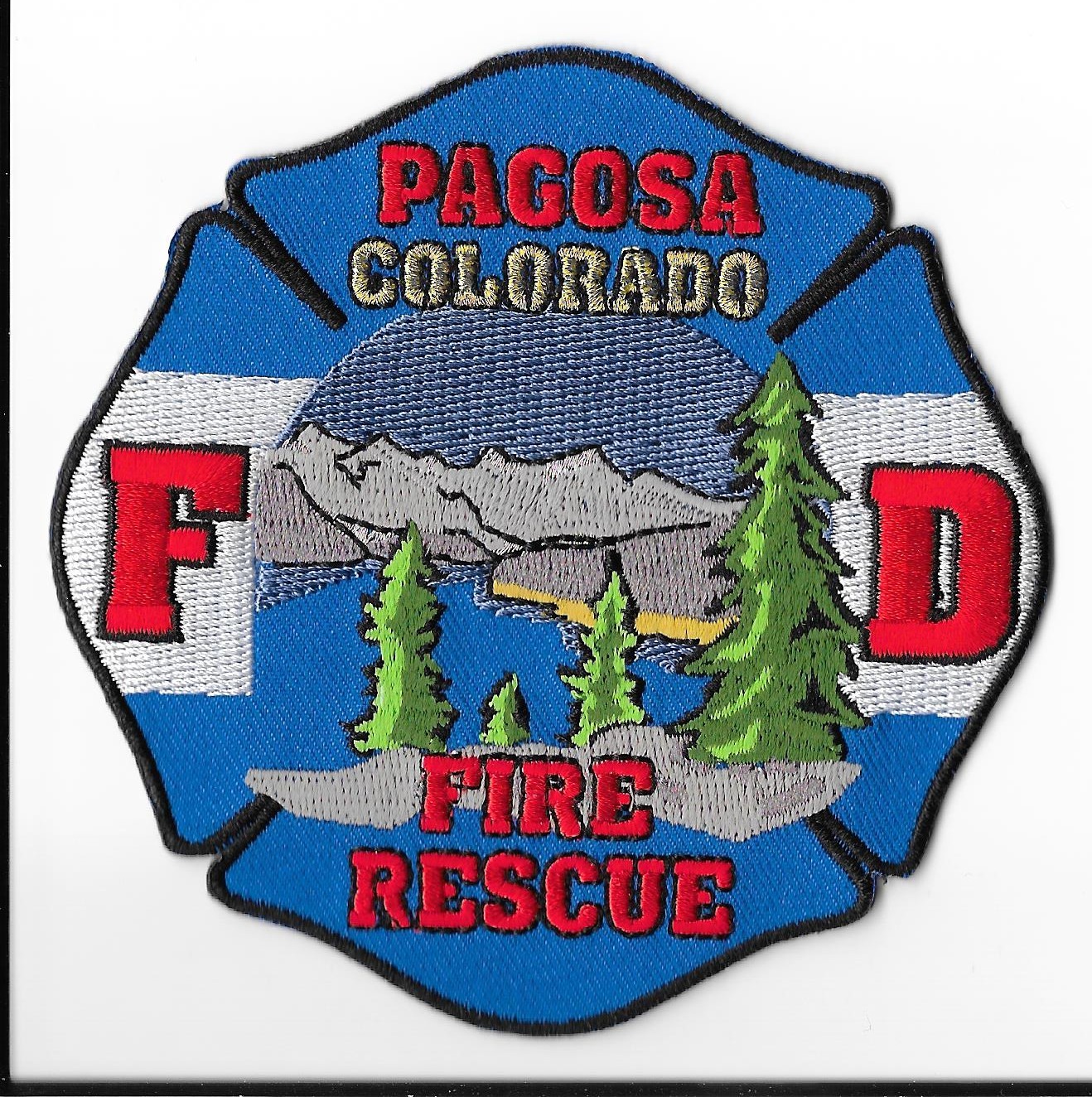 Pagosa Fire Protection District, Colorado Shoulder Patch V1