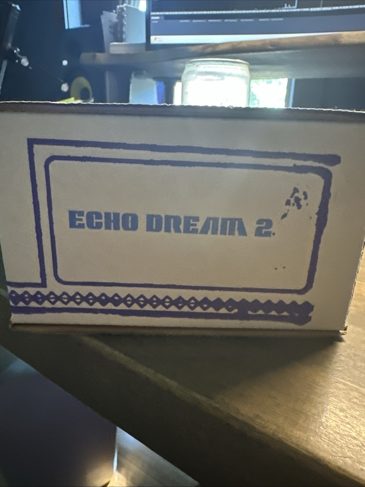 DEATH BY AUDIO Echo Dream 2 Delay Effects Pedal Purple