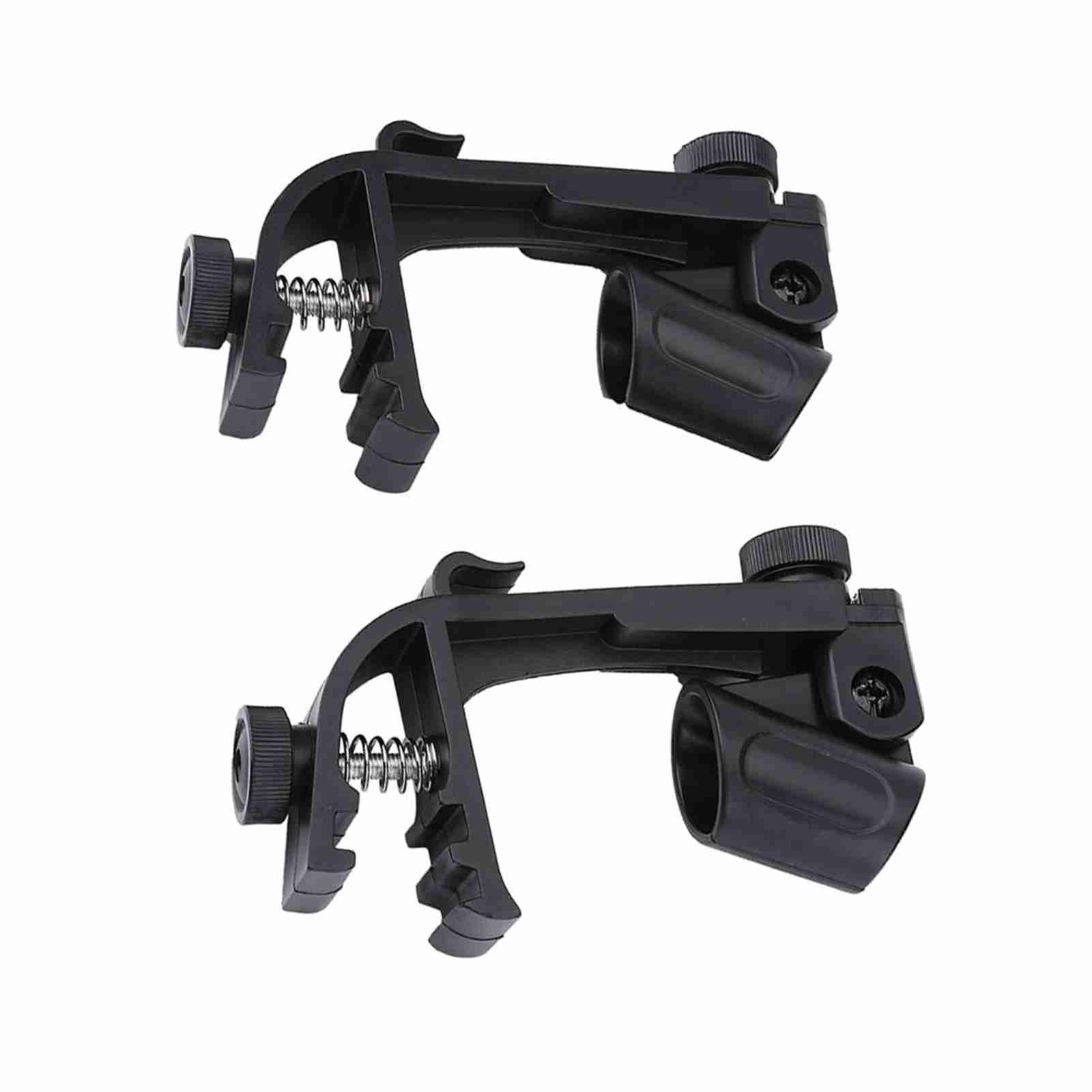 2 Pcs Adjustable Drum Mount Microphone Clip For Hands-Free Recording Or