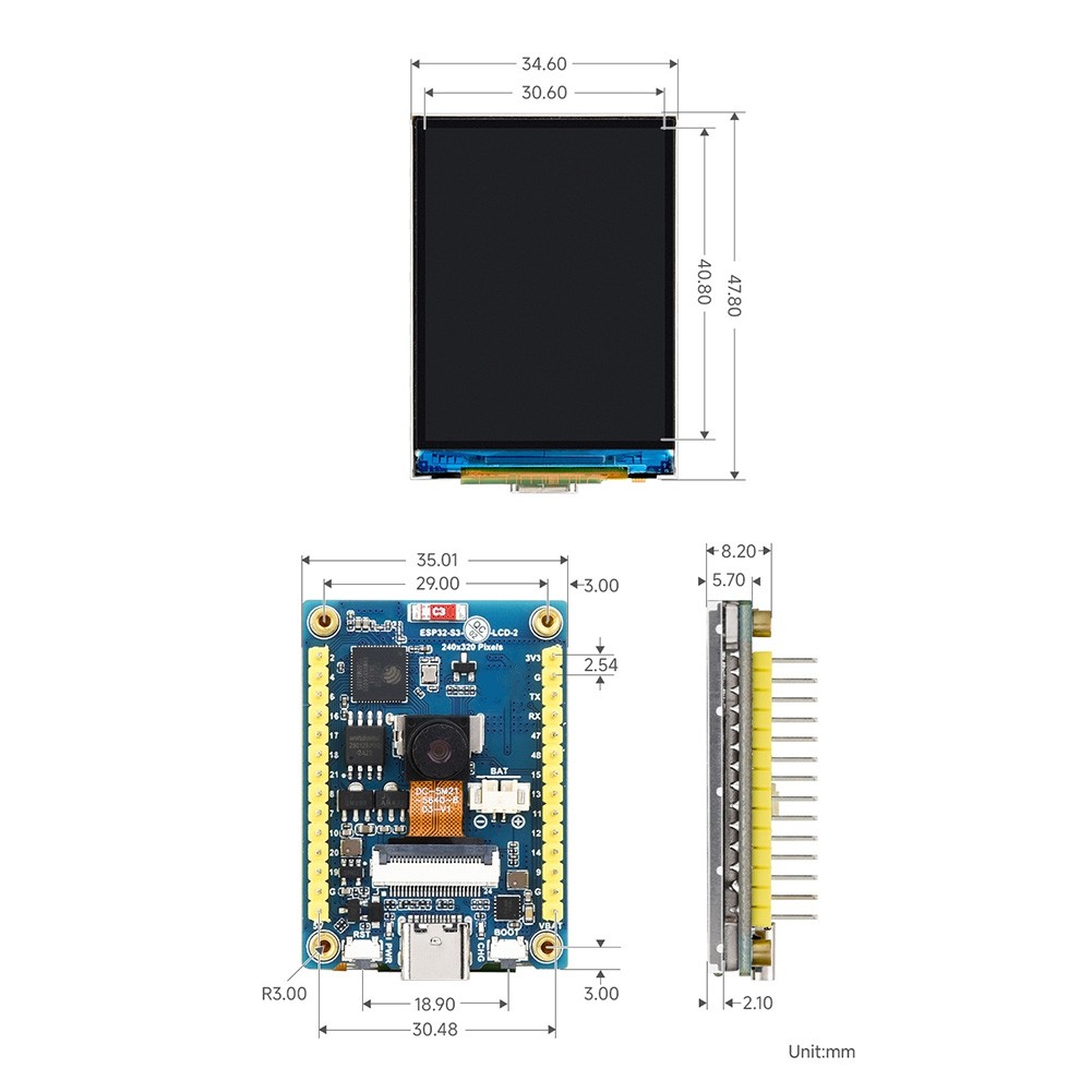 2----IPS Capacitive Touch Screen Development Board, 240 X 320 L9130