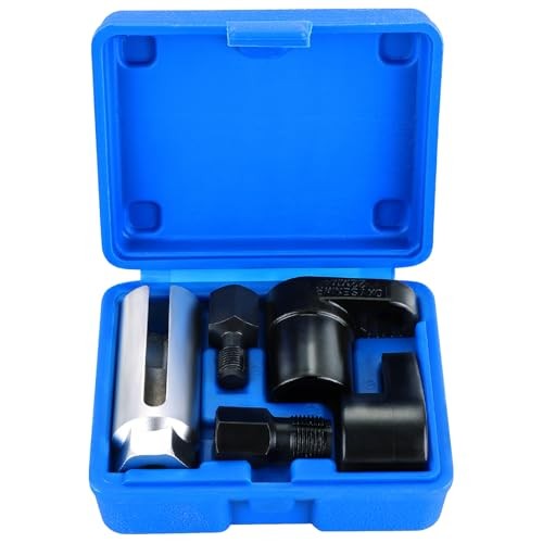 5PCS O2 Sensor Removal & Thread Chaser Tool Set - Blue Socket Set