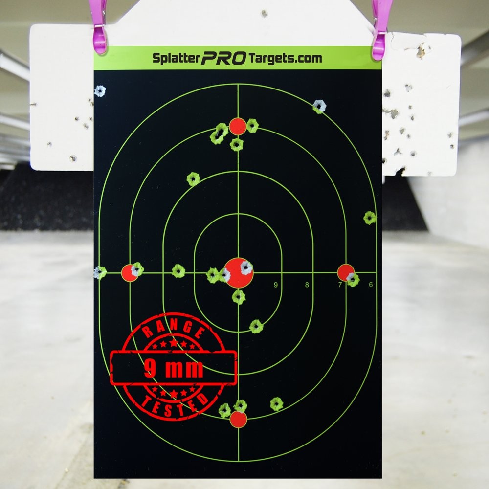 Splatterprotargets 12X18 Splatter Targets. Shots Burst A Bright Splatter Upon