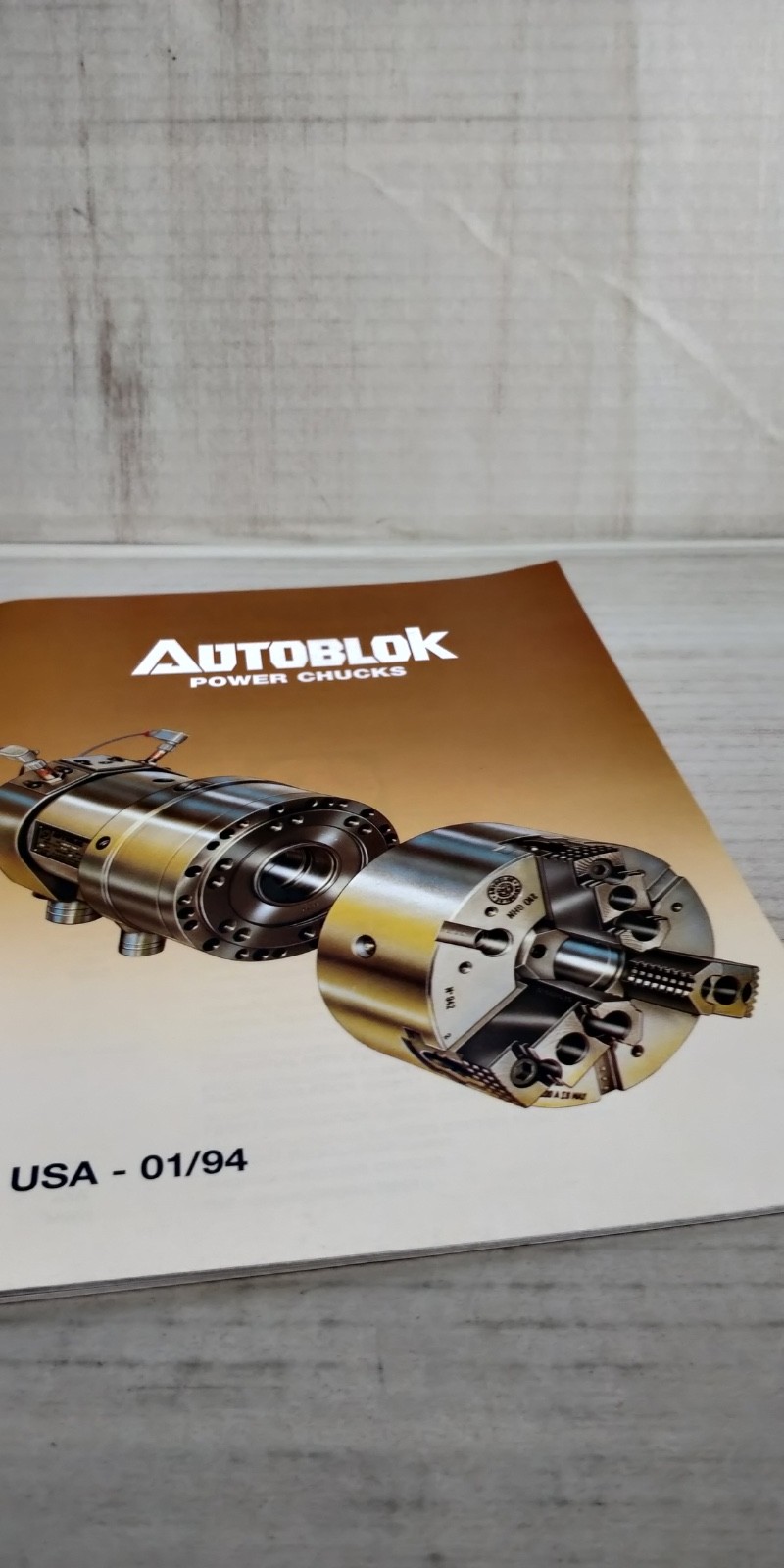1994 AUTOBLOK POWER CHUCKS catalog C6
