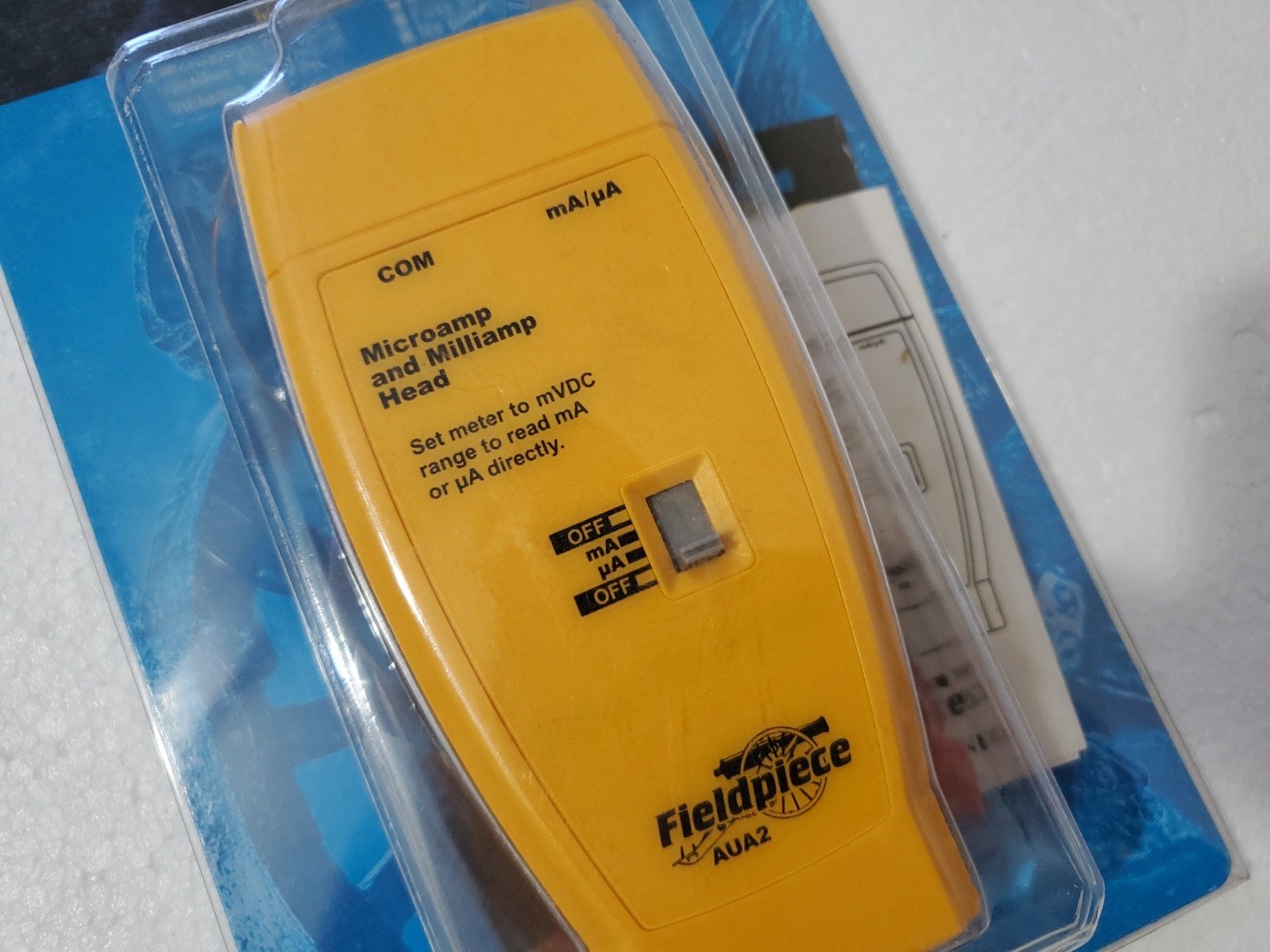 Fieldpiece Microamp and Milliamp Accessory Head AUA2 - HVAC TEST TOOL