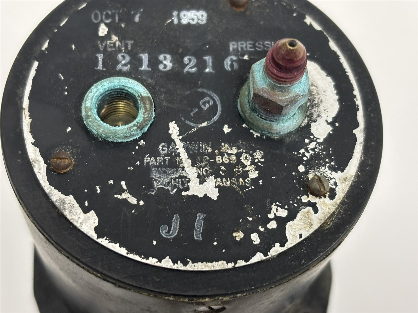 1960 Cessna 210 A Garwin Fuel Pressure Gauge 22-869-02