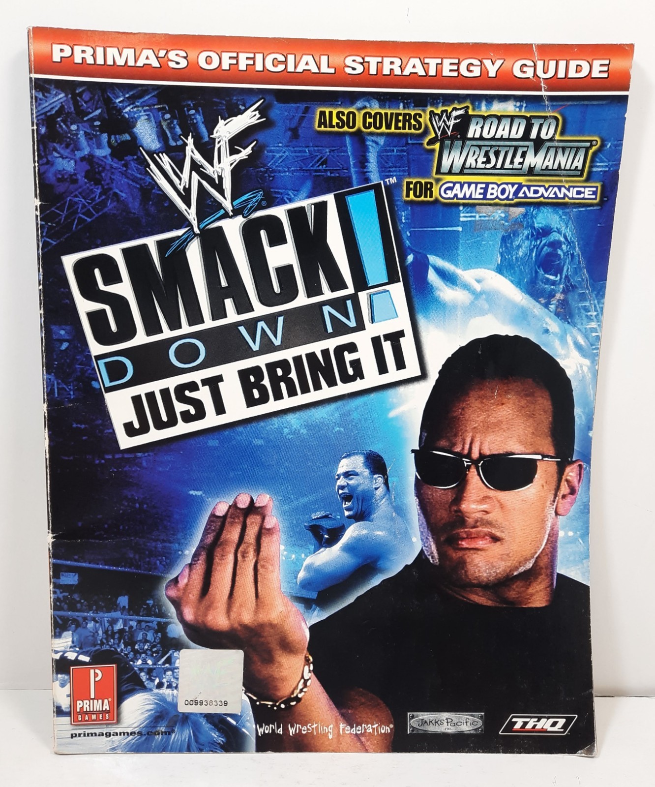 WWF Smack Down! Just Bring It Prima Official Strategy Guide PS2 THQ