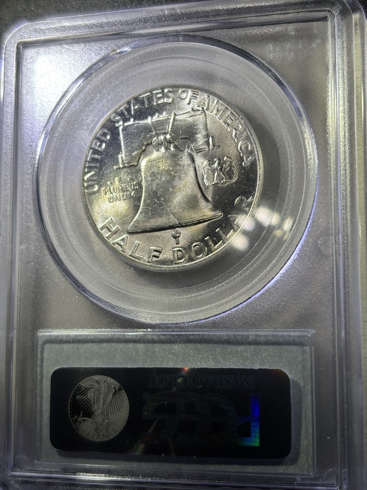 1955 Franklin Half Dollar PCGS MS 65 FBL
