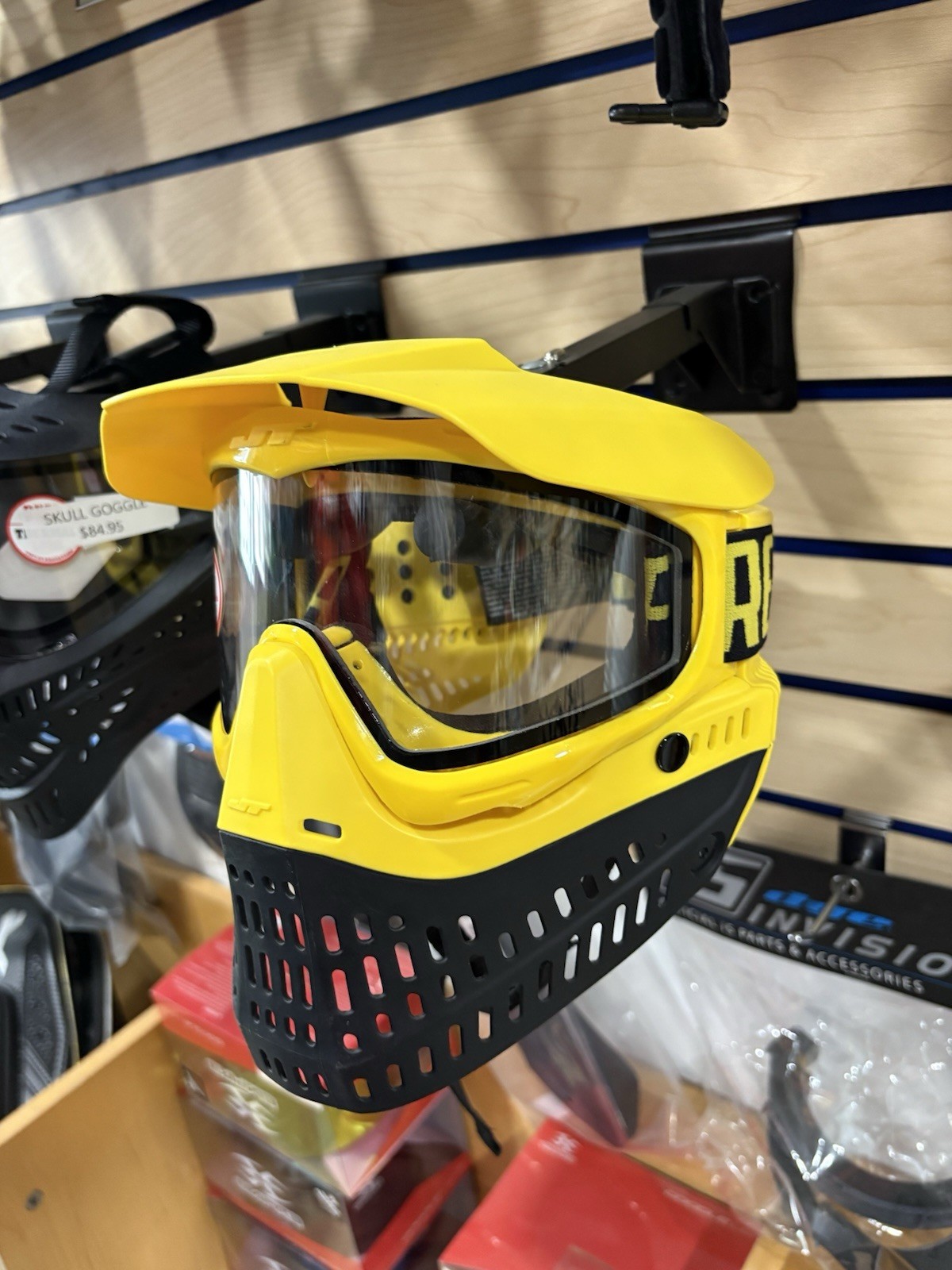 JT Proflex Mask - Referee Yellow / Black