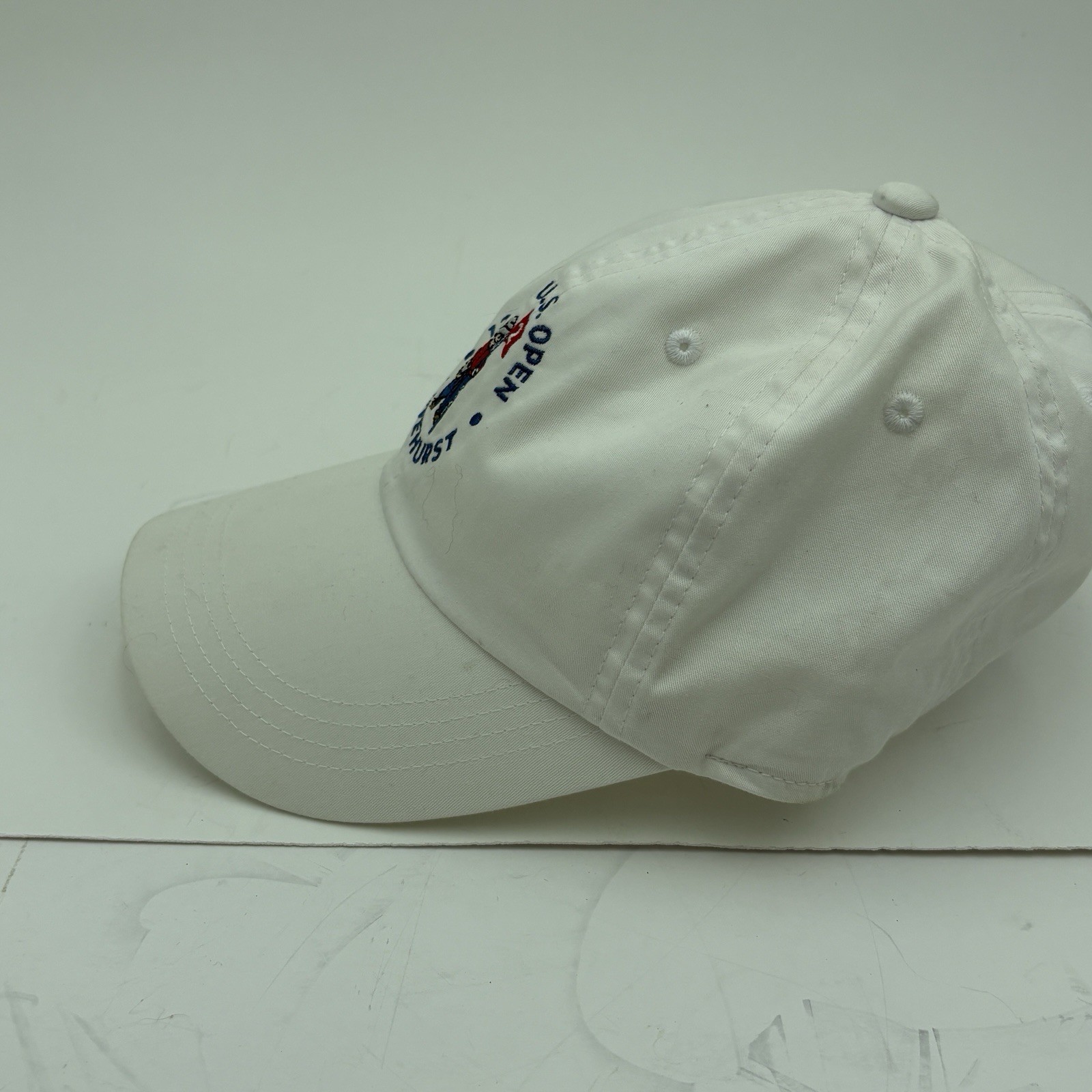 124th U.S. Open Pinehurst Hat Cap Strap Back White USGA Golf Tournament