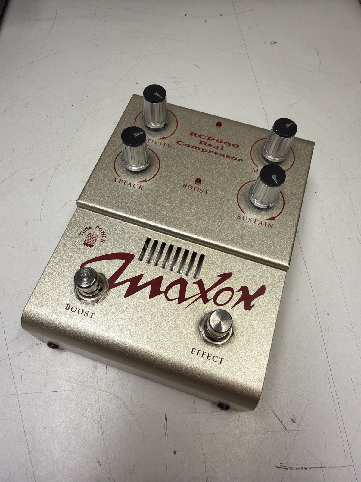 MAXON RCP660 Real Compressor Vintage Guitar Effect Pedal Tested