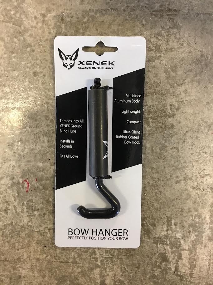 Xenek Bow Hanger Threads Into Xenek Ground Blind Hubs