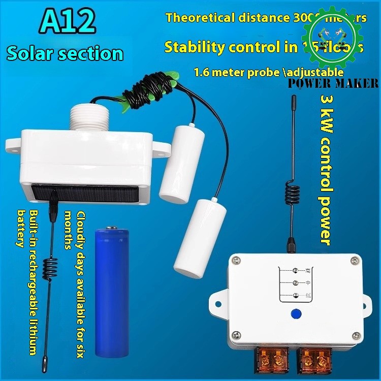 220V Water Pumps Remote Wireless Water Level Controller Home Water Tower Pool