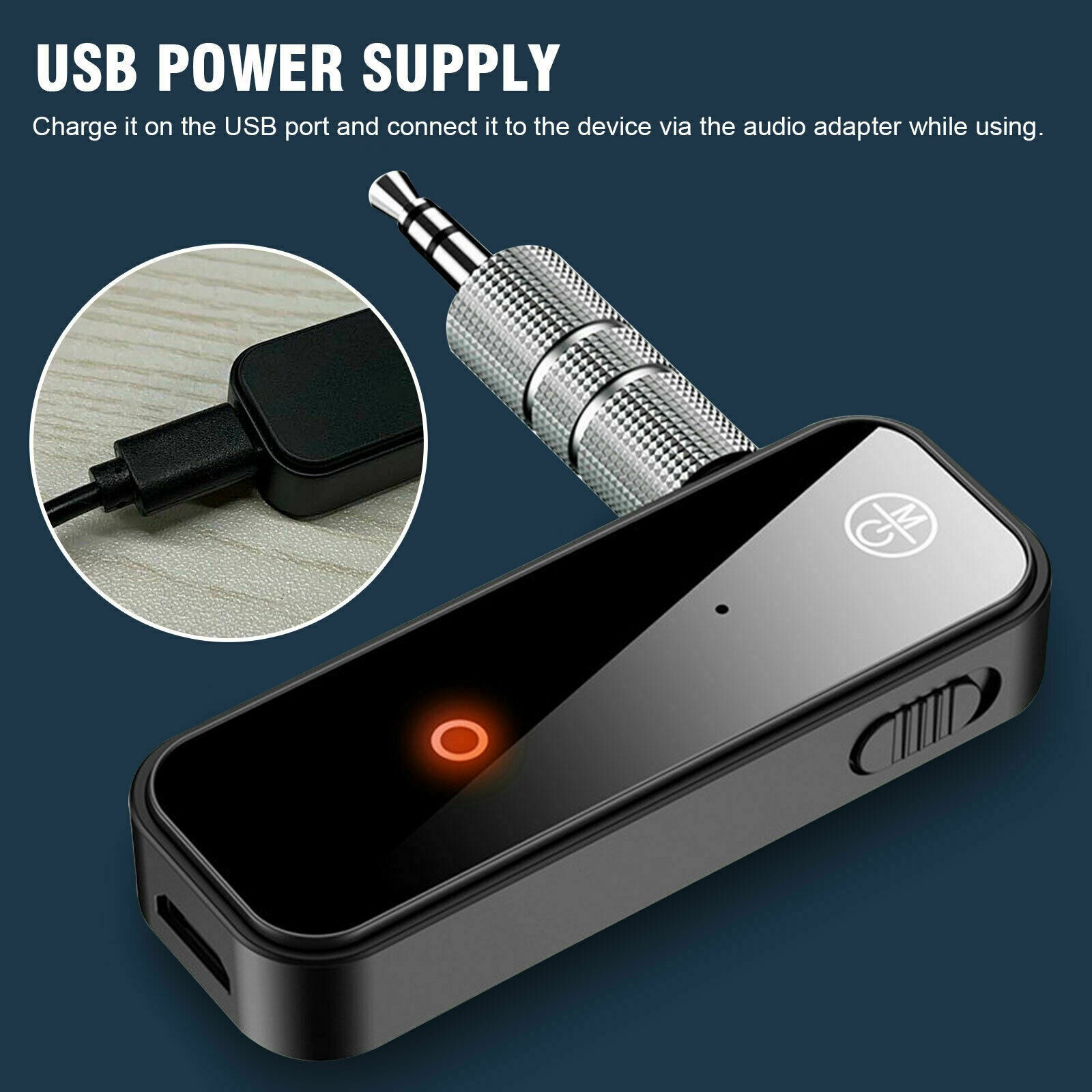 3.5mm USB Port Universal Bluetooth Audio Adapter Wireless Transmitter Receiver