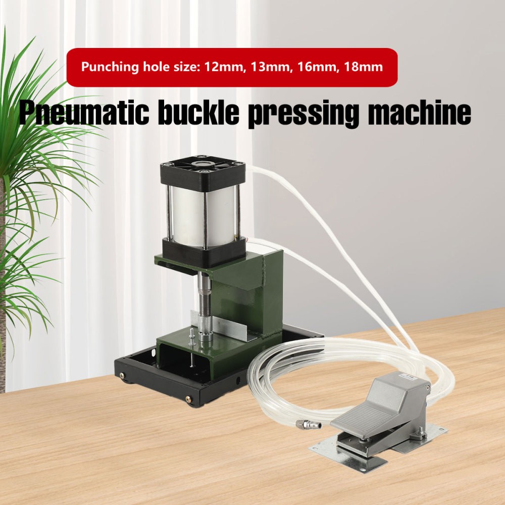 Pneumatic Buckle Punching Machine Pneumatic Punch Press Machine 400KG/880LBSteel