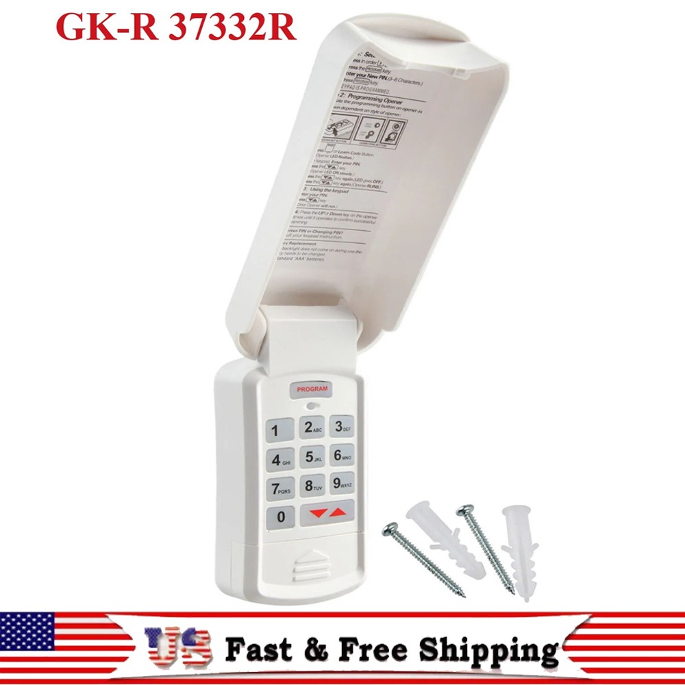 Wireless Keyless Keypad for Genie Garage Door Opener Keypad Remote Intellicode