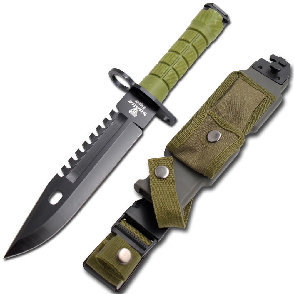 12"  US Military Tactical Survival Hunting Knife Fixed Blade