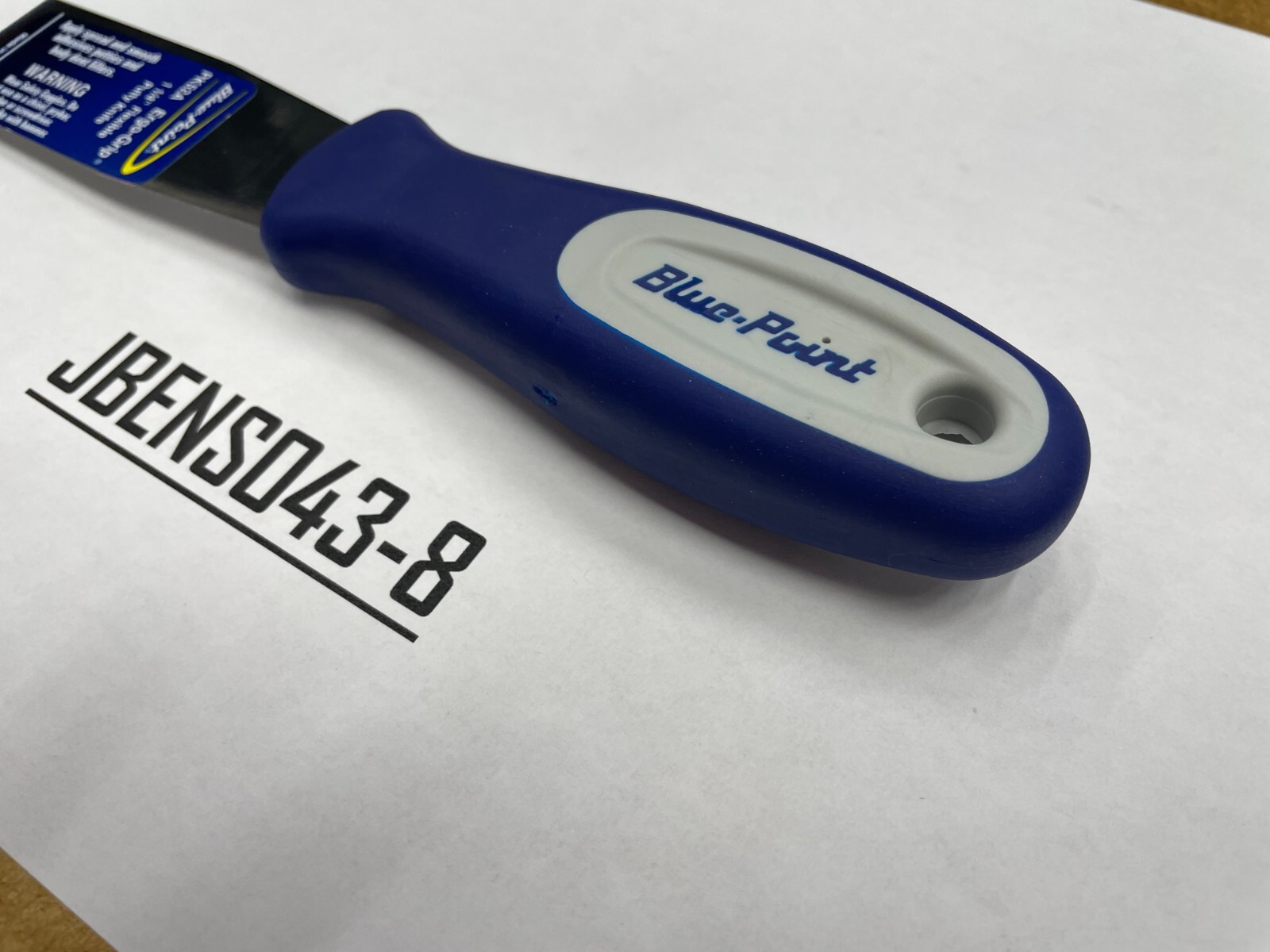 Blue-Point Tools NEW Soft Grip Flexible Straight Putty Knife / Scraper PK52A