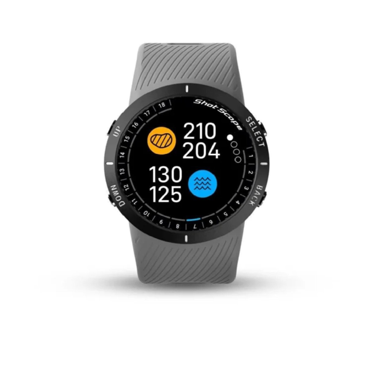 Shot Scope V5 GPS and Automatic Performance Tracking Golf Watch - Grey