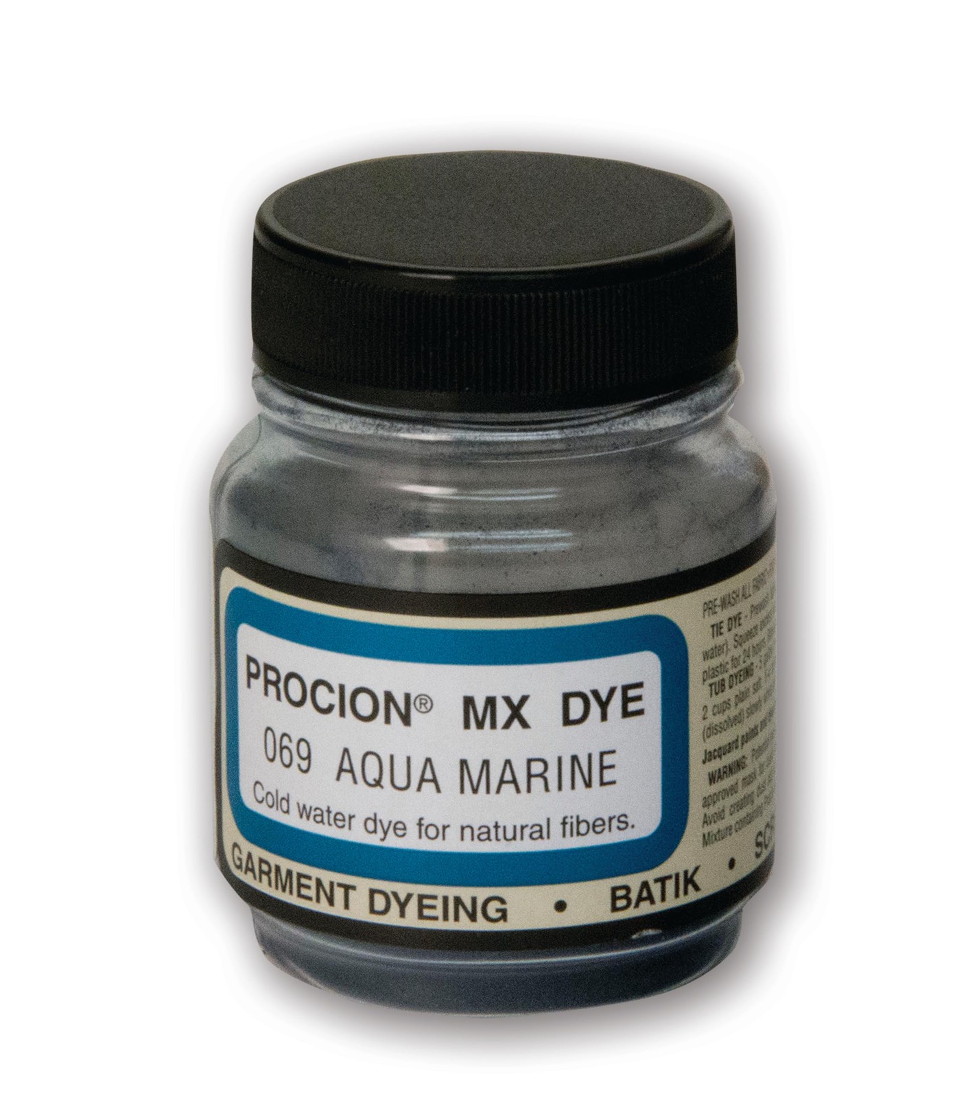 Aquamarine Fabric Dye 8 Oz Powder Cold Water Washfast Vibrant Colors For Tie Dye