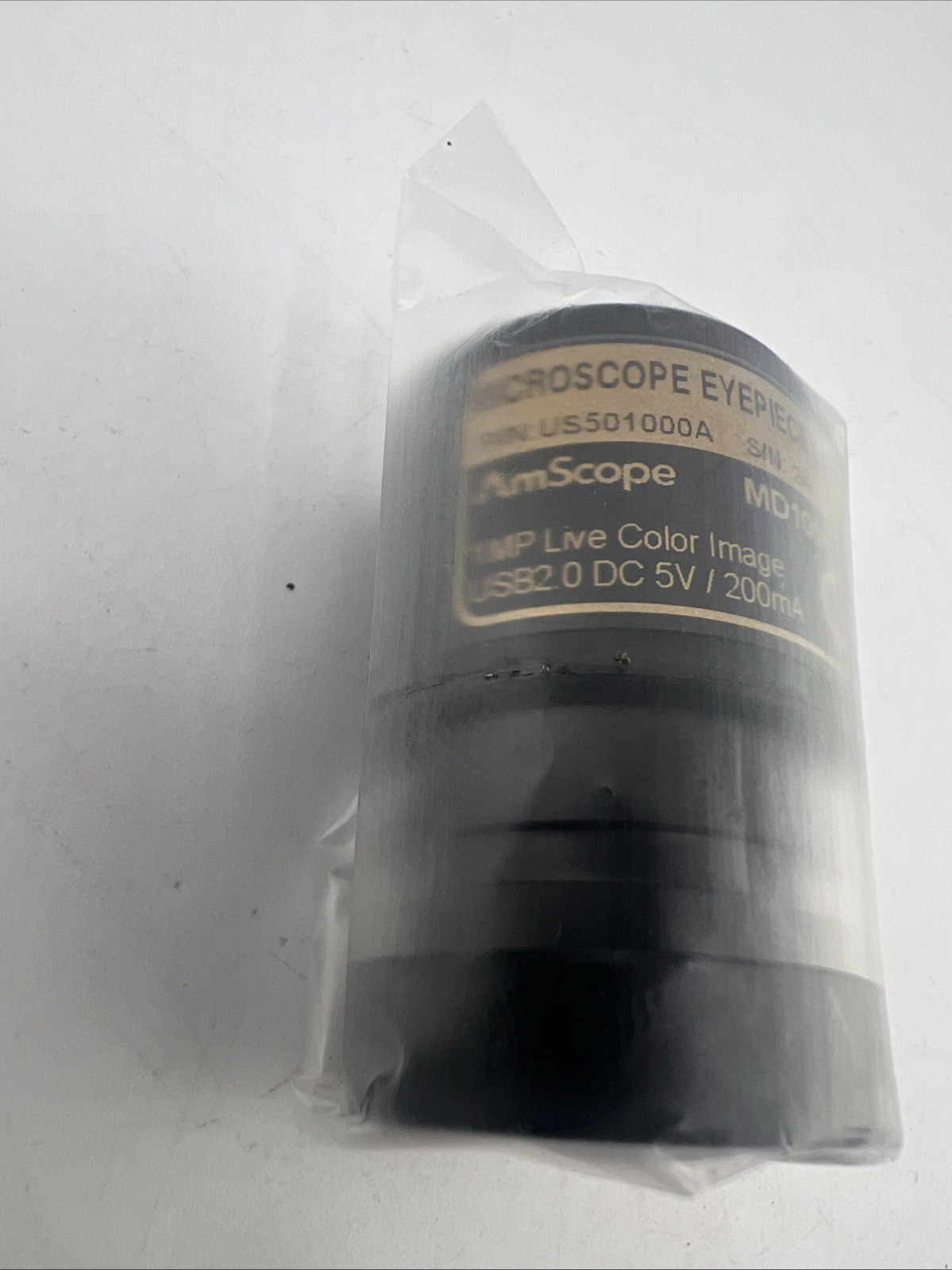 AmScope Microscope Eyepiece Camera MD100 1MP Live Color Image USB2.0 DC 5V/200mA