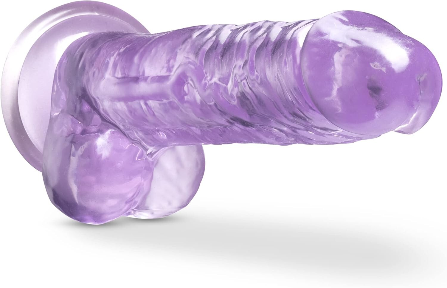 Eden 7" Realistic Lifelike Dildo w Suction Cup Balls G-Spot Harness Compatible