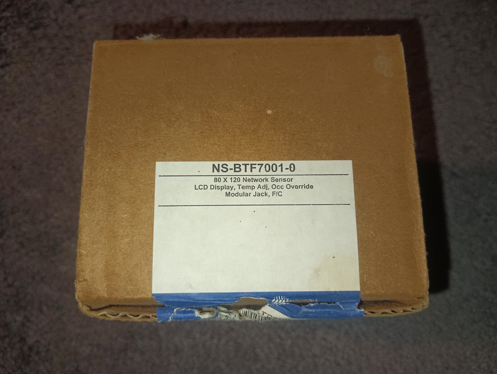 JOHNSON CONTROLS - NS-BTF7001-0 Network Zone Sensor, Room Temperature Sensor