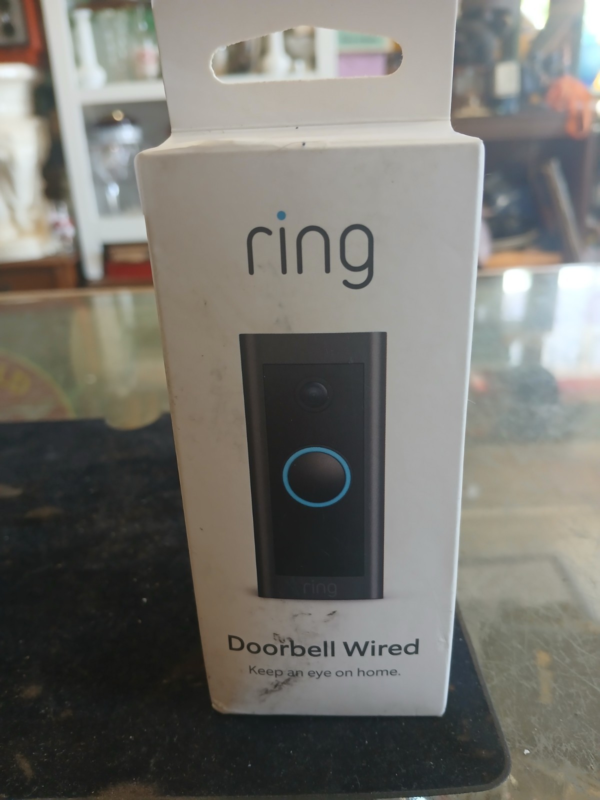 Ring Video Doorbell Wired - Black New In Open Box