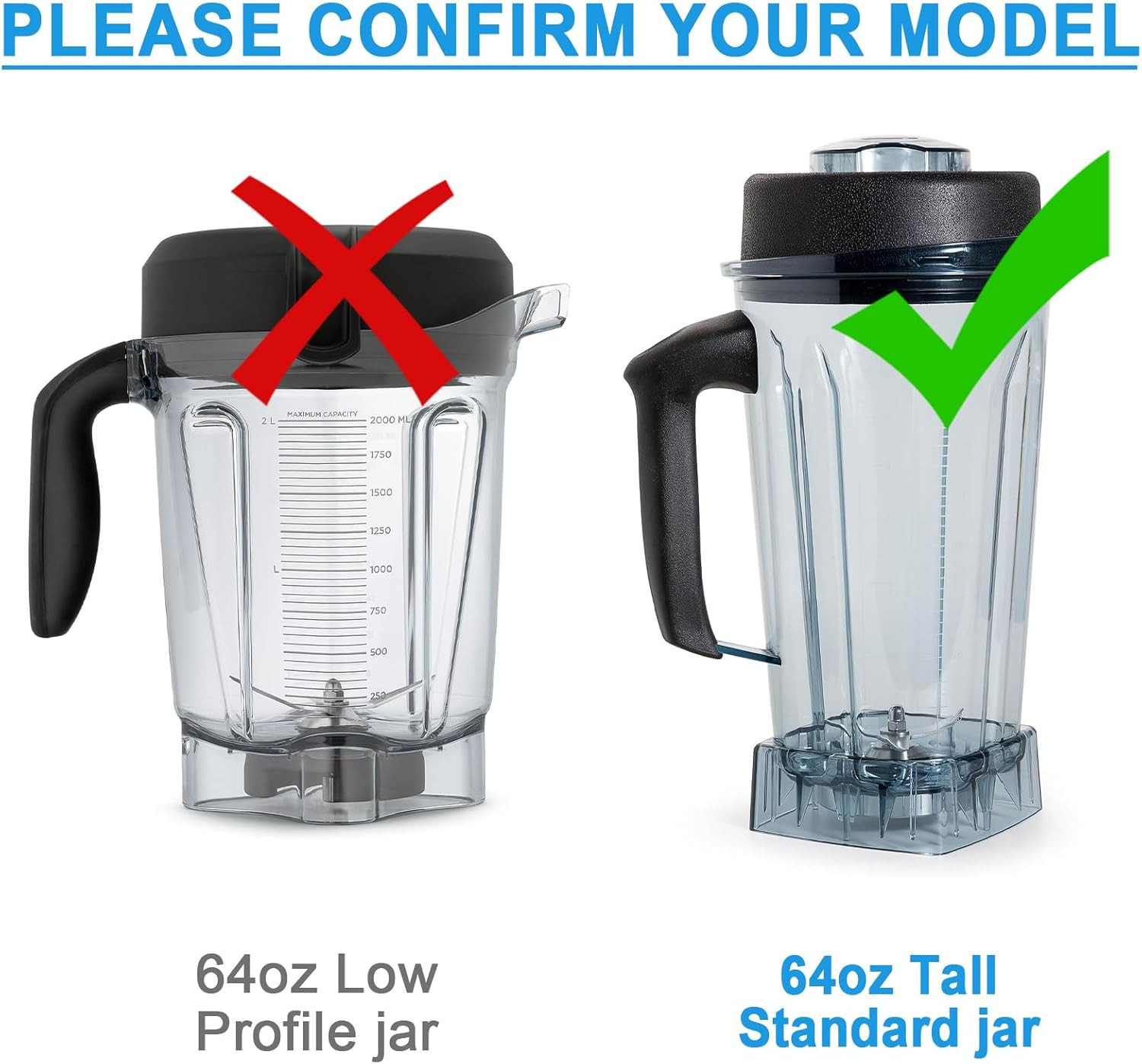 Lid Plug Replacement for Vitamix 64 Oz High Profile Container Blender Accessorie
