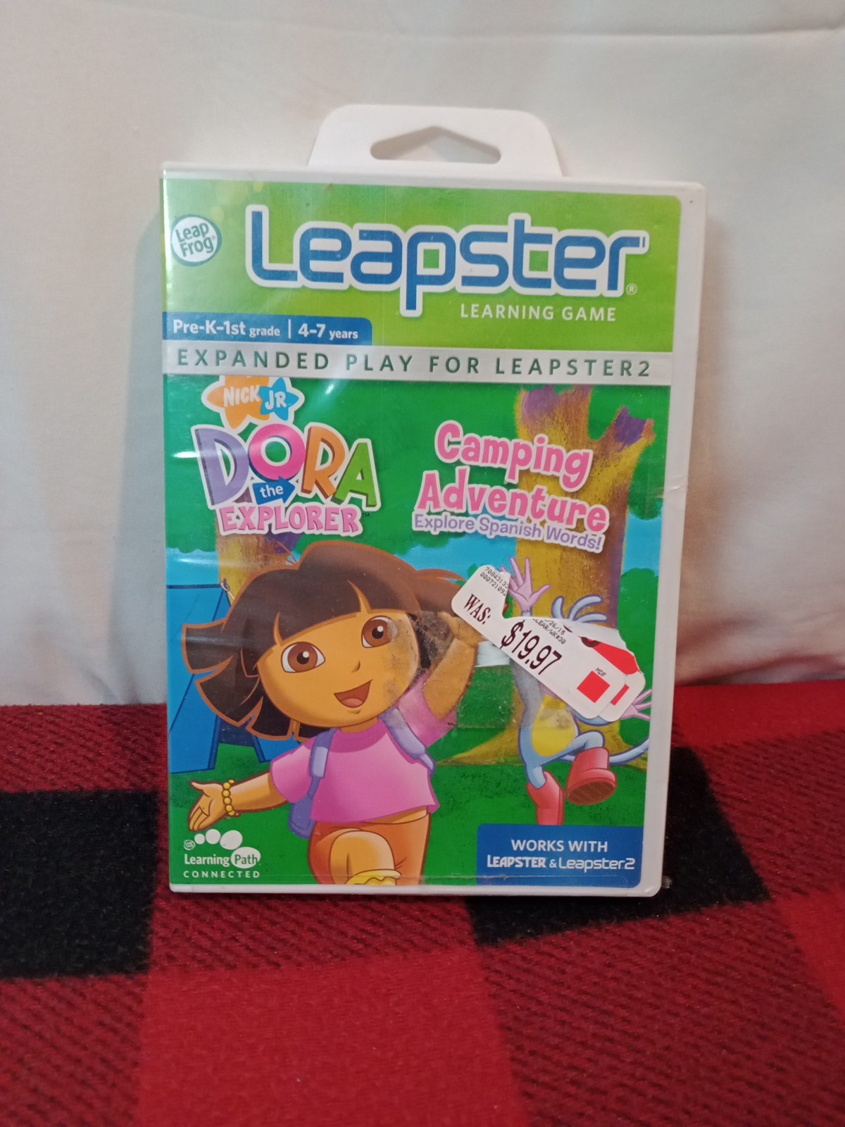 NEW Leap Frog Leapster Dora The Explorer Camping Adventure Learning Game