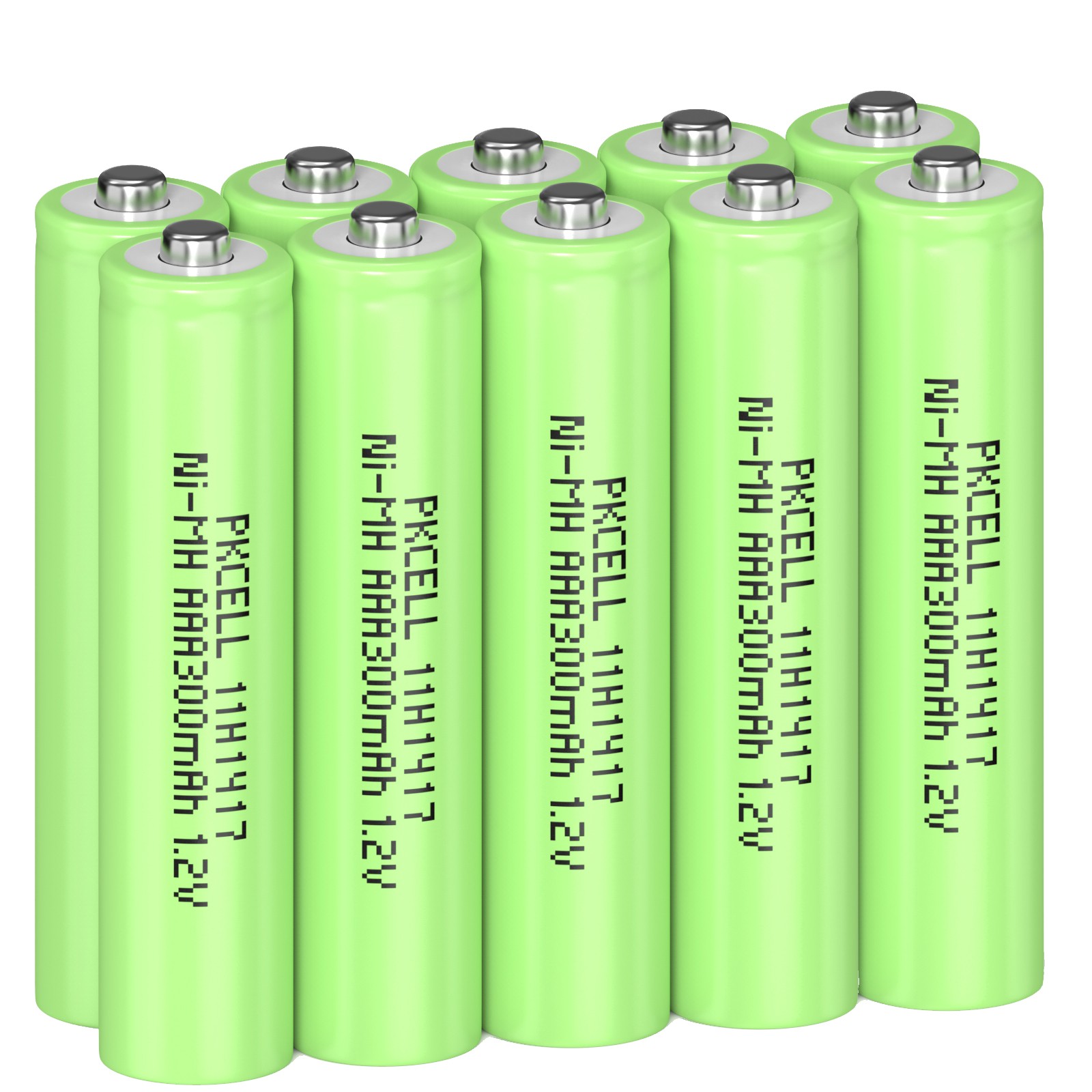 Promotion 10Pc NiMH AAA Rechargeable Battery 1.2V 300mAh Batteries for LED Light