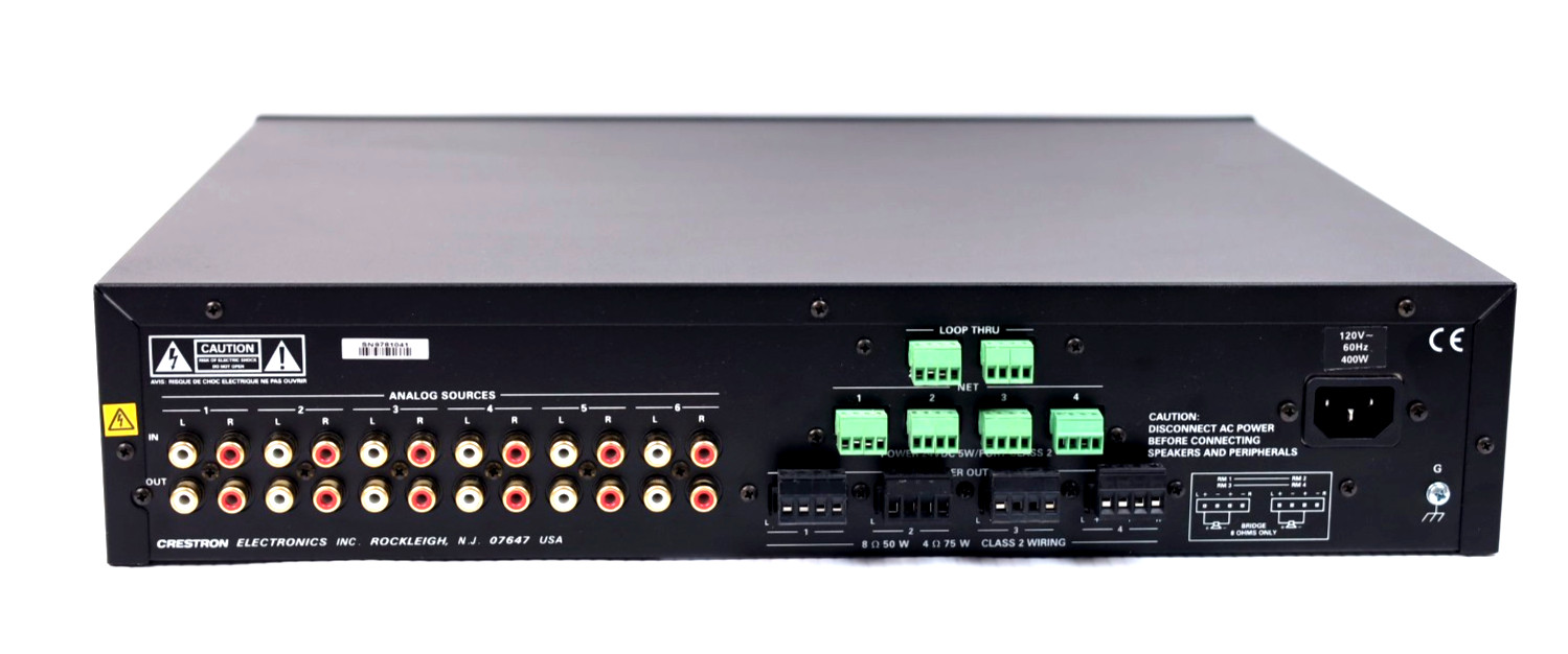 Crestron C2N-AMP-4X100 Amplifier - 4 Room Audio System r756