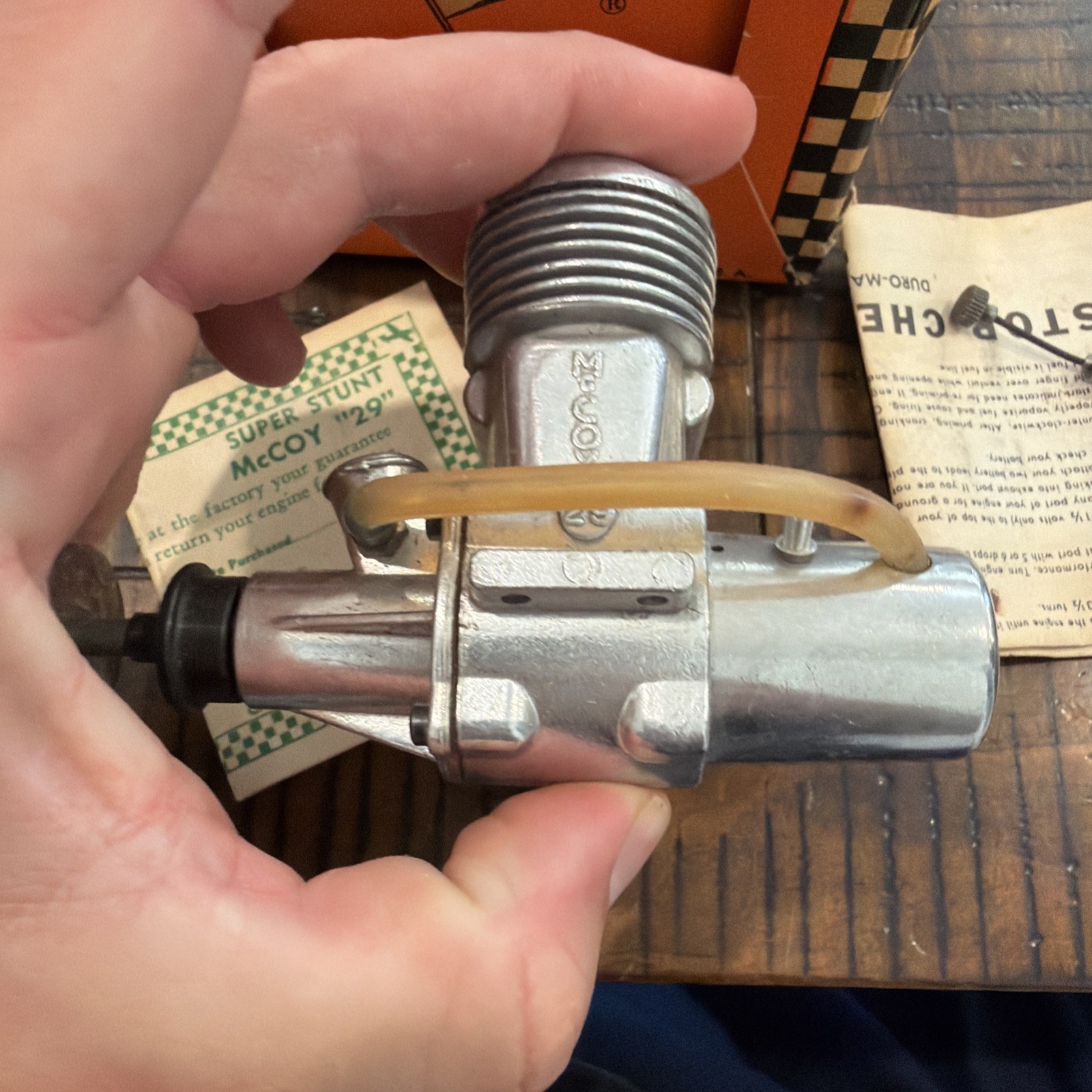 VINTAGE McCOY #29 SUPER STUNT COMPLETE ENGINE