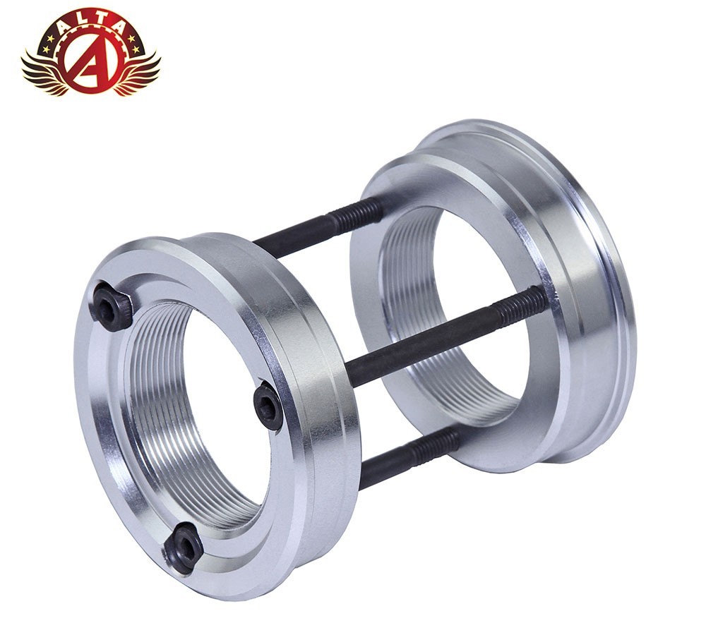 ALTA American to Euro Bottom Bracket Conversion Kit 68mm Shell Silver Adapter.