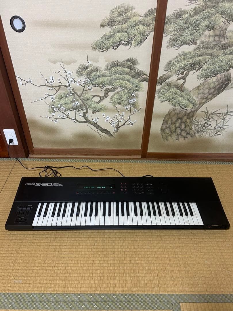 Roland S-50 Digital Sampling Keyboard Sound output confirmed