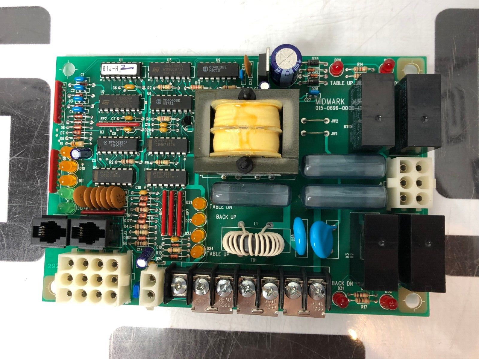 Midmark Ritter 015-0696-00 Control Board for 491 405 Exam Table TESTED WARRANTY